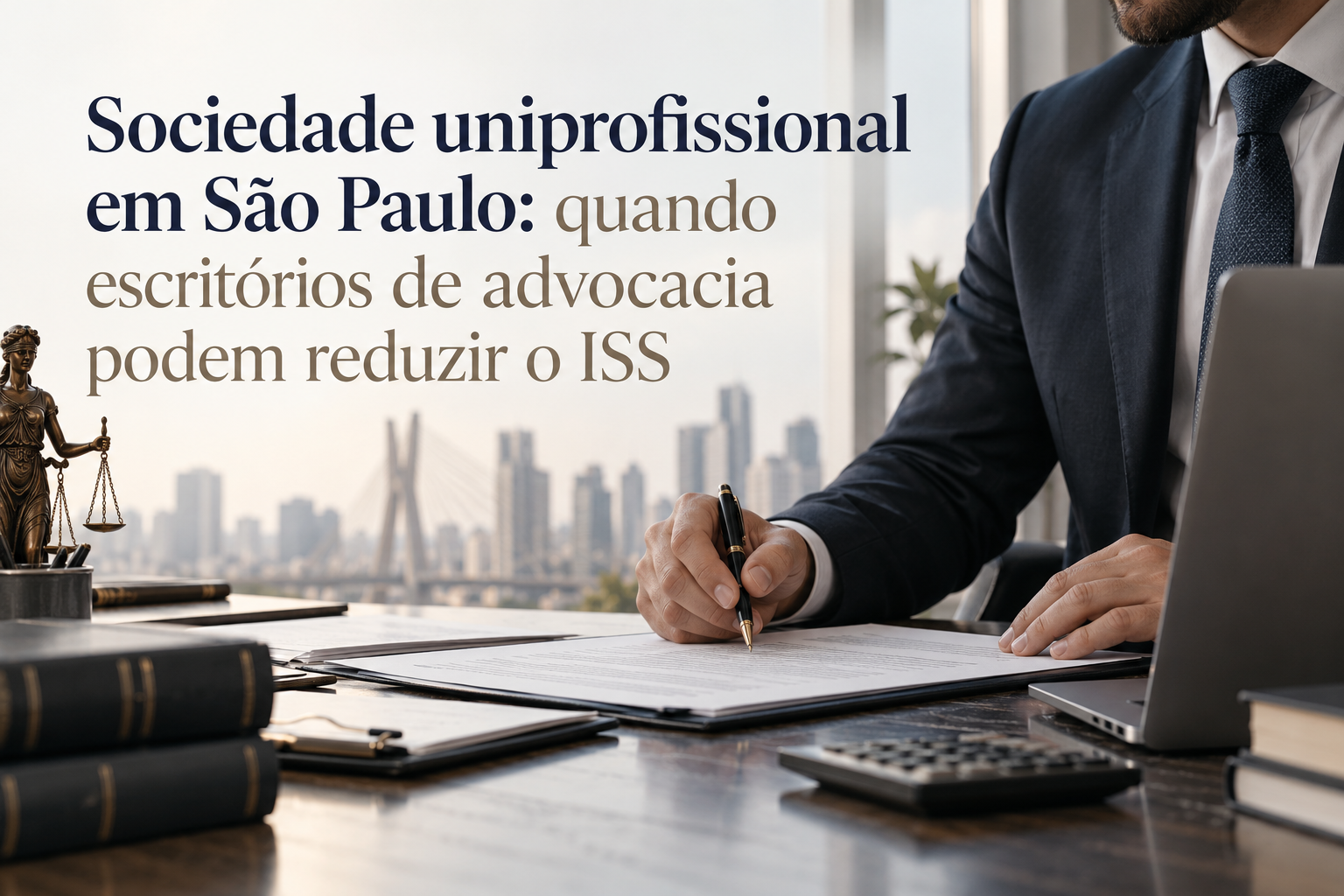Sociedade uniprofissional em São Paulo: quando escritórios de advocacia podem reduzir o ISS